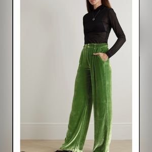 Reformation Wes pant in Palm Green